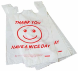 Cute Design Shopping T_shirt Plastic Bag for Business 